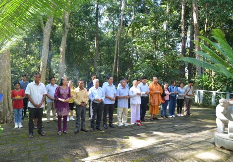 Tân Châu: Đoàn đại biểu các tôn giáo, dân tộc trên địa bàn huyện tham quan, tìm hiểu truyền thống cách mạng tại Chiến khu Đ