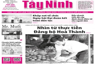 Điểm báo in Tây Ninh ngày 03.11.2023