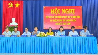 Lãnh đạo tỉnh tiếp xúc cử tri tại thị xã Hòa Thành và các huyện Tân Biên, Dương Minh Châu