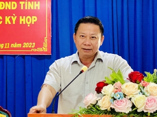 Chủ tịch UBND tỉnh Nguyễn Thanh Ngọc tiếp xúc cử tri xã Thạnh Tân