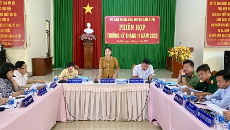 Tân Biên: Thu ngân sách đến 31.10.2023 đạt 100,44% dự toán