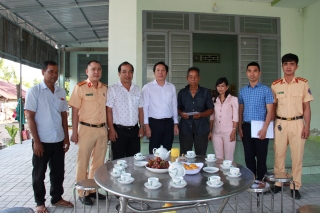 Ban ATGT Tây Ninh: Thăm, hỗ trợ nạn nhân, gia đình nạn nhân tử vong do tai nạn giao thông