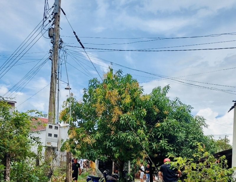 Phường 1, TP. Tây Ninh: Dây cáp neo giằng trụ điện gây nguy hiểm cho người dân đã được tháo dỡ