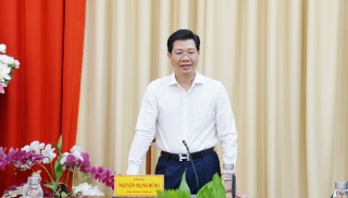 Gặp mặt đoàn đại biểu Tây Ninh tham dự Đại hội Công đoàn Việt Nam