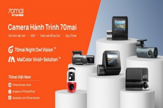 Lắp camera hành trình Xiaomi 70mai chính hãng tại Tây Ninh