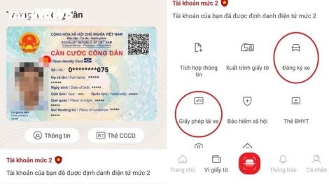 Khi nào được sử dụng VneID thay cho bằng lái xe, giấy tờ xe?