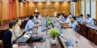 Cơ quan Hợp tác phát triển ITALIA Hà Nội: Giám sát dự án Hệ thống thu gom và xử lý nước thải tại thành phố Tây Ninh