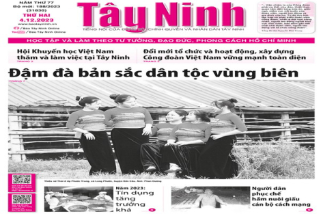 Điểm báo in Tây Ninh ngày 04.12.2023