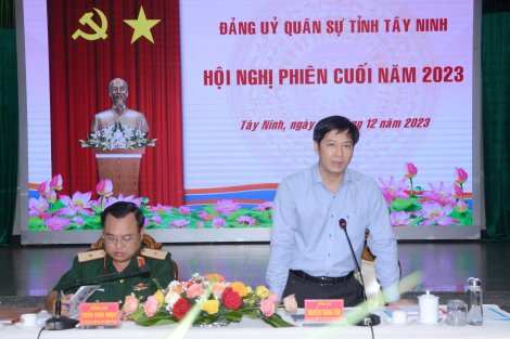 Đảng uỷ Quân sự tỉnh: Lãnh đạo hoàn thành tốt nhiệm vụ năm 2023