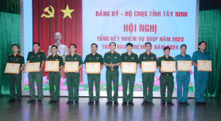 Đảng ủy- Bộ CHQS tỉnh: Tổng kết nhiệm vụ quân sự - quốc phòng năm 2023