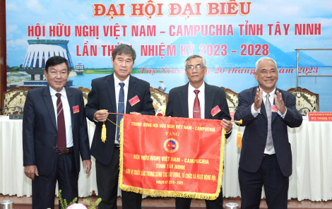 Phó Chủ tịch UBND tỉnh Trần Văn Chiến tái đắc cử Chủ tịch Hội Hữu nghị Việt Nam - Campuchia tỉnh Tây Ninh nhiệm kỳ 2023-2028