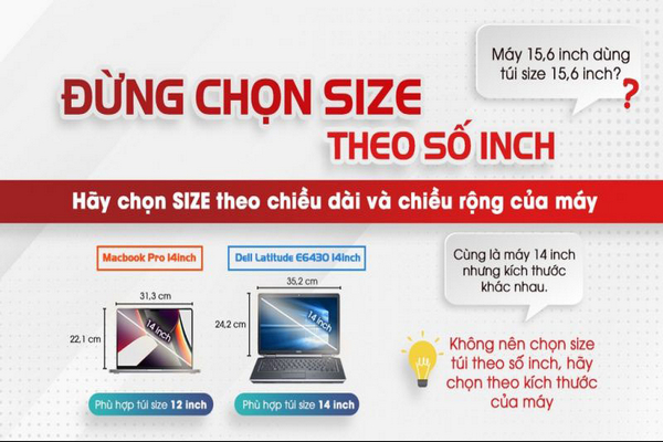 Tiết lộ cách chọn túi chống sốc cho laptop phù hợp cho mọi đối tượng