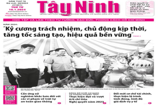Điểm báo in Tây Ninh ngày 10.01.2024