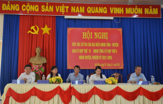 Đại biểu HĐND tỉnh, huyện: Tiếp xúc cử tri xã Suối Ngô, Tân Hà và Tân Hoà huyện Tân Châu