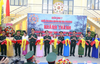 Khánh thành Nhà văn hoá dân tộc Khmer ấp Xóm Tháp (Tân Biên)