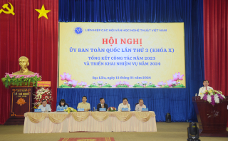 Liên hiệp các Hội VHNT Việt Nam: Tổng kết công tác năm 2023 và triển khai nhiệm vụ năm 2024