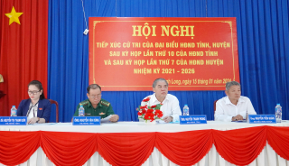 Phó Chủ tịch HĐND tỉnh Nguyễn Thanh Phong: Tiếp xúc cử tri xã Thành Long, huyện Châu Thành
