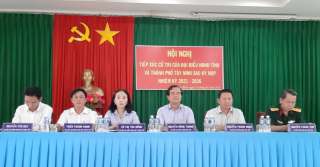 Chủ tịch UBND tỉnh Nguyễn Thanh Ngọc tiếp xúc cử tri xã Tân Bình