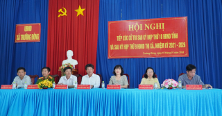 Phó Chủ tịch Thường trực HĐND tỉnh Nguyễn Đài Thy tiếp xúc cử tri xã Trường Đông