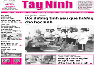 Điểm báo in Tây Ninh ngày 19.01.2024