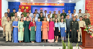 Xã Tân Lập, huyện Tân Biên: Họp mặt mừng xuân và tổng kết công tác đối ngoại với 4 xã giáp biên thuộc Vương quốc Campuchia