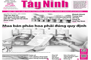 Điểm báo in Tây Ninh ngày 24.01.2024