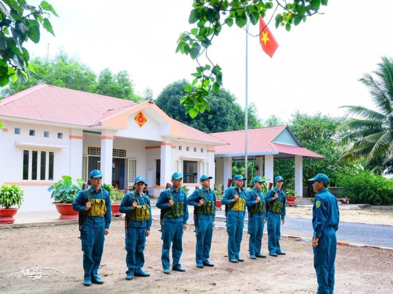 Chốt dân quân Mít Mọi và Đông Hà (xã Tân Đông): Xây dựng đơn vị chính quy, xanh, sạch, đẹp