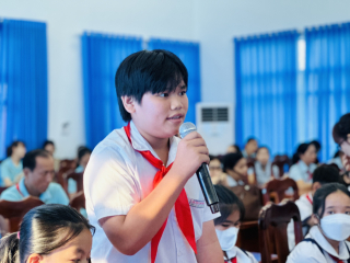 Huyện Châu Thành: Tổ chức diễn đàn Lắng nghe tiếng nói trẻ em năm học 2023-2024