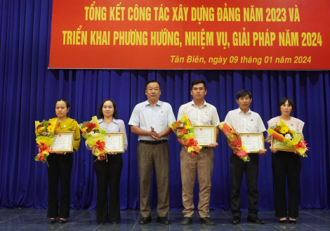 Tân Biên: Công tác kiểm tra, giám sát góp phần tích cực vào công tác xây dựng, chỉnh đốn Đảng