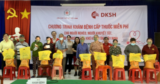 Trung ương Hội Chữ thập đỏ Việt Nam: Khám bệnh, cấp thuốc, tặng quà cho người dân có hoàn cảnh khó khăn tại huyện Gò Dầu