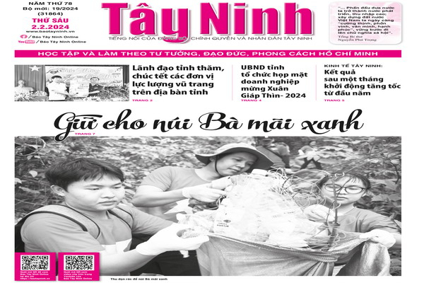 Điểm báo in Tây Ninh ngày 02.2.2024