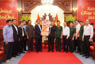 Thống tướng Kun Kim: Thăm, chúc tết lãnh đạo tỉnh Tây Ninh