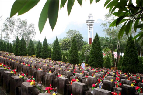 Nghĩa trang Liệt sỹ Quốc gia Vị Xuyên - Địa chỉ đỏ giáo dục truyền thống cách mạng