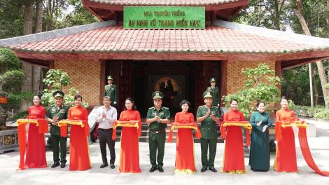 Khánh thành công trình sửa chữa, nâng cấp Nhà truyền thống An ninh Vũ trang miền Nam