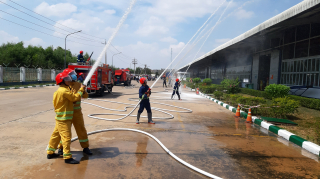 Thực tập phương án chữa cháy và cứu nạn, cứu hộ tại Công ty TKG Taekwang Mộc Bài