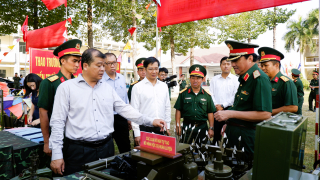 Lực lượng vũ trang Tây Ninh ra quân huấn luyện năm 2024