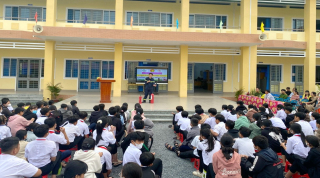Châu Thành: Tăng cường hướng dẫn kỹ năng phòng cháy chữa cháy trong trường học