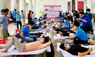 TP. Tây Ninh: Tiếp nhận 277 đơn vị máu hiến