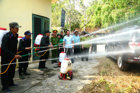 Chủ tịch UBND tỉnh Nguyễn Thanh Ngọc: Kiểm tra công tác phòng cháy chữa cháy rừng