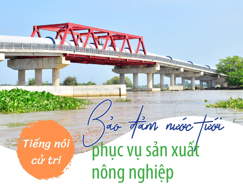 Bảo đảm nước tưới phục vụ sản xuất nông nghiệp