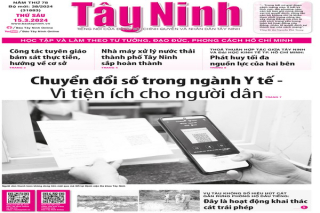 Điểm báo in Tây Ninh ngày 15.3.2024