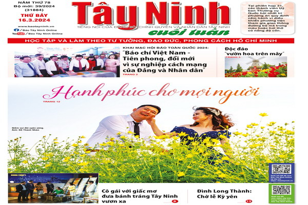 Điểm báo in Tây Ninh ngày 16.3.2024