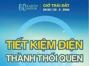 Hưởng ứng chiến dịch Giờ Trái đất năm 2024