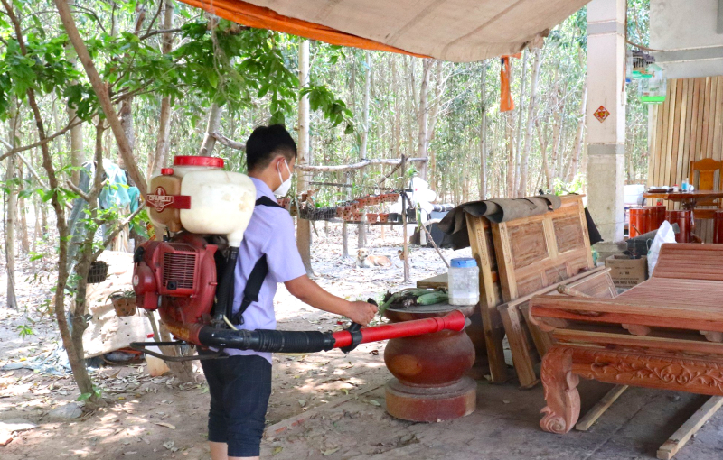 Mật độ côn trùng giảm đáng kể