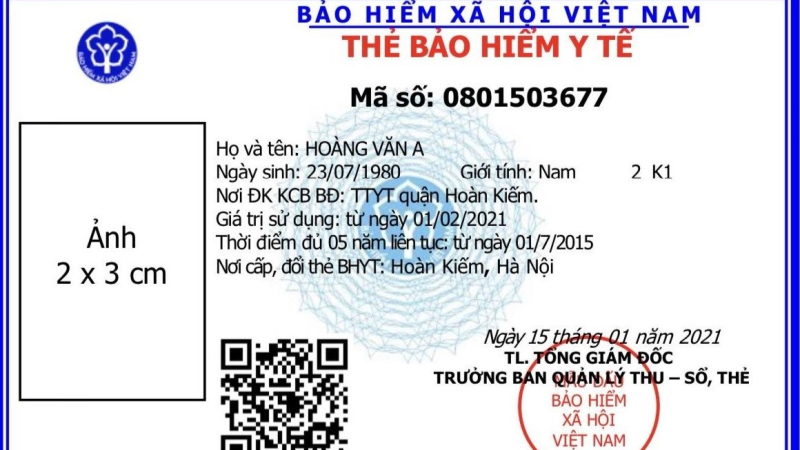 Lý do thẻ BHYT mẫu mới không ghi ngày hết hạn sử dụng