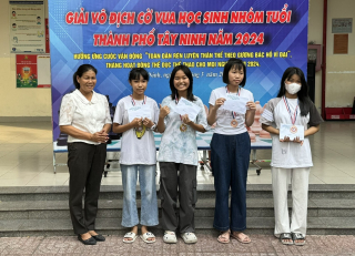 TP. Tây Ninh: Sôi nổi Giải vô địch cờ vua nhóm tuổi học sinh