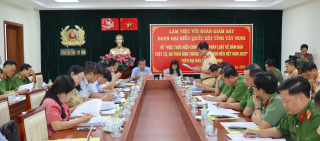 Đoàn ĐBQH tỉnh Tây Ninh làm việc tại Công an tỉnh