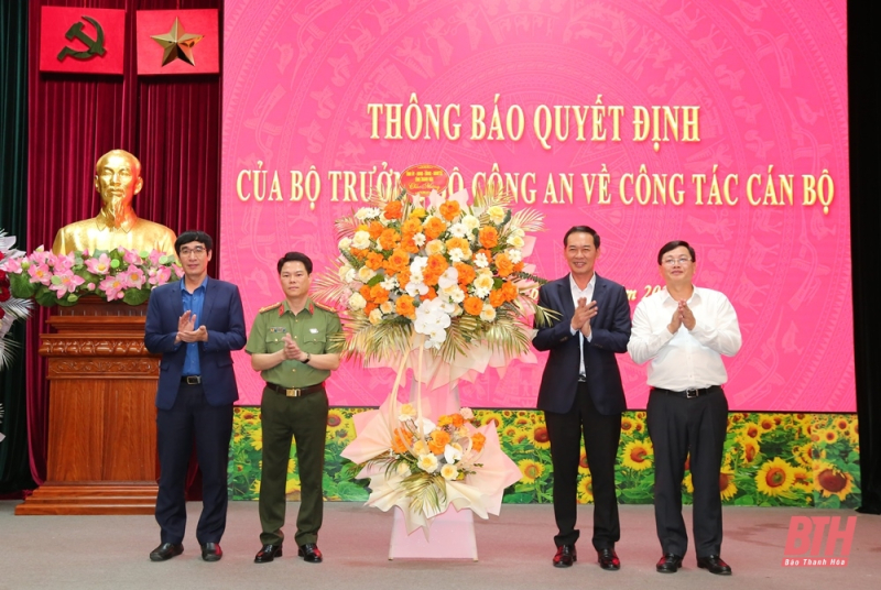 Thông báo Quyết định của Bộ trưởng Bộ Công an về công tác cán bộ