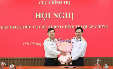 Quân ủy Trung ương - Bộ Quốc phòng bổ nhiệm Đại tá Vũ Anh Tuấn làm Chủ nhiệm Chính trị Hải quân