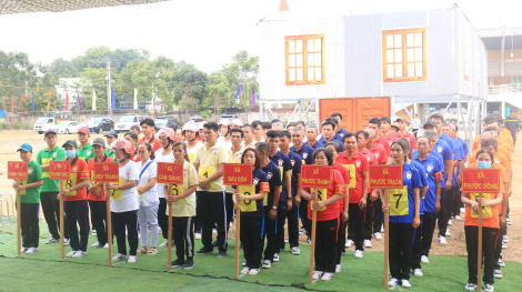 Gò Dầu: Hội thi nghiệp vụ chữa cháy và cứu nạn cứu hộ “Tổ liên gia an toàn phòng cháy, chữa cháy”